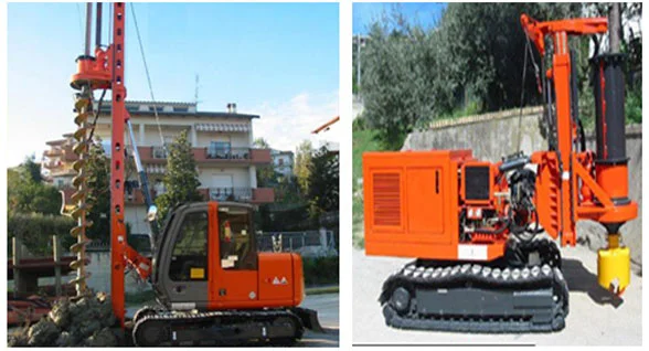 Compact foundation rig